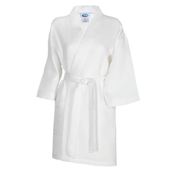 FINAL PRICE💚EUC TERRYTOWN LOUNGEWEAR white robe - Picture 6 of 7